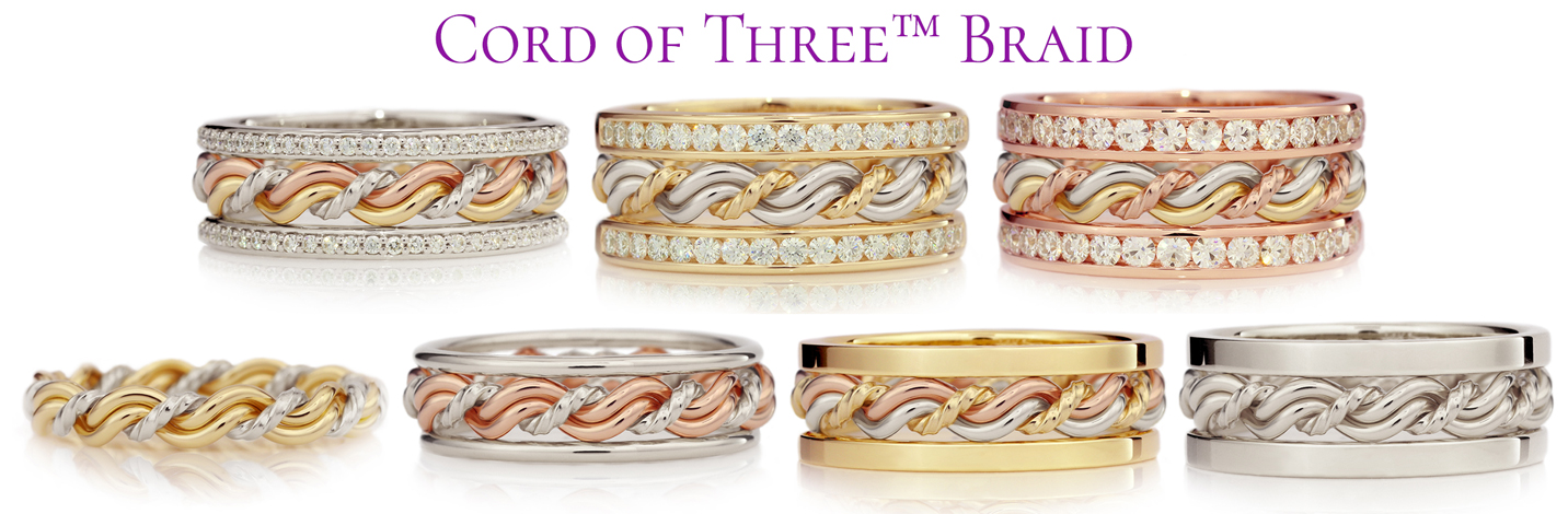 Design 50 of Cord Of Three Strands Wedding Ring